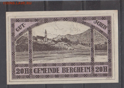 Австрия ноттельды 1920 (4) 20г до 13 10 - 13а