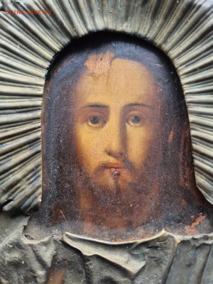 Старинная икона Господь Вседержитель 27х22см. до 12.10. - 20250928_150011