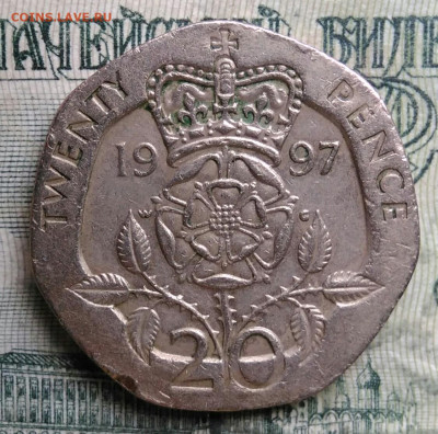 Великобритания 20 пенсов 1997 года до 13.10.2025 - IMG_20251008_201046