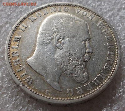 5 марок Вюртемберг 1900 год - 002.JPG
