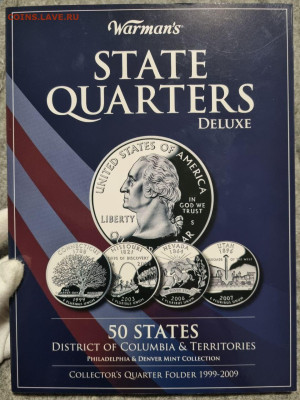 США 25 центов Полный Набор Штаты США до 15.10.2025 22.00 - Штаты (13)