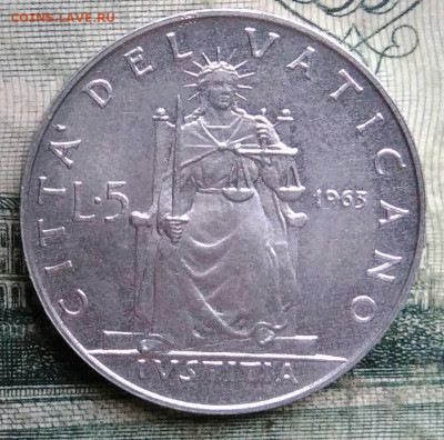 Ватикан 5 лир 1963 года до 13.10.2025 - IMG_20251006_221630