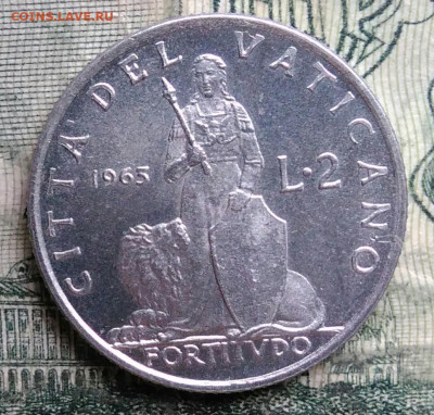 Ватикан 2 лиры 1963 года до 13.10.2025 - IMG_20251007_222357