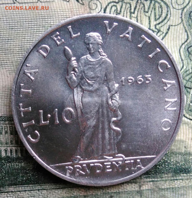 Ватикан 10 лир 1963 года до 13.10.2025 - IMG_20251007_222504
