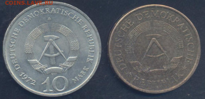 ГДР 10 марок 1972 г.13.10.2025 г. 22 -00 МСК. - ГДР