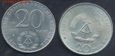 ГДР 20 марок 1972 г.13.10.2025 г. 22 -00 МСК. - ГДР 20