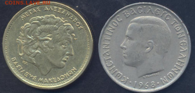 Греция 10 драхм  1968 г.13.10.2025 г. 22 -00 МСК. - Греция3