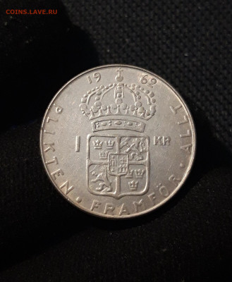 ШВЕЦИЯ 1 крона 1962 года До 18.10 - 20250924_210835