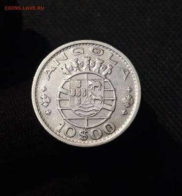 АНГОЛА Португальская Ангола 10 Эскудо 1955 года До 18.10 - 20250924_211355