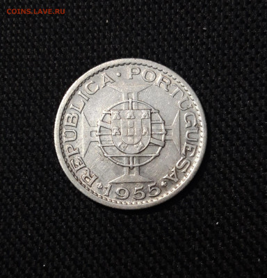 АНГОЛА Португальская Ангола 10 Эскудо 1955 года До 18.10 - 20250924_211327