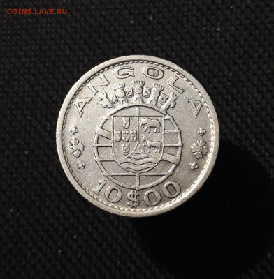 АНГОЛА Португальская Ангола 10 Эскудо 1955 года До 18.10 - 20250924_211126