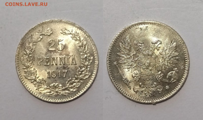 Русская Финляндия 25 пенни 1917 года №3 - 22.00 15.10 - IMG_20251011_093641_3