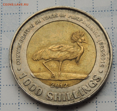 Уганда 1000 шиллингов 2012 до 19.10.2025 - Уганда 1000 шиллингов.JPG
