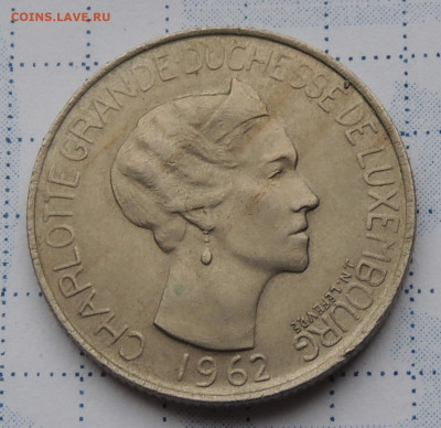 Люксембург 5 франков 1962 №2 до 19.10.2025 - Люксембург 5 франков 1962 .JPG
