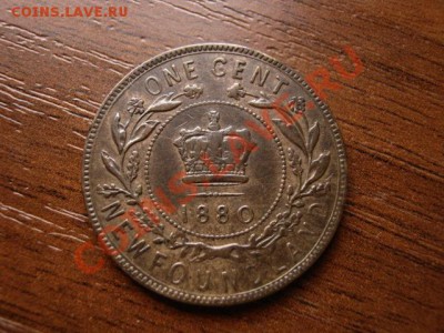 Ньюфаундленд 1 цент 1880 Виктория до 23.02.12 в 21.00 М - IMG_4823