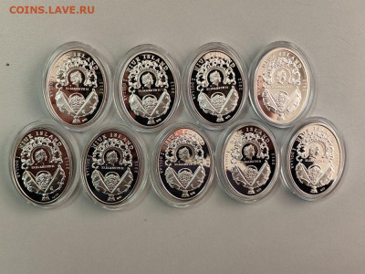 1дол 2012-13 Ниуэ. Яйца Фаберже (9шт). Ag925, до 20.10 - ЯЯ Фаберже - 3