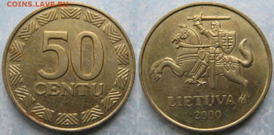Литва 50 сенти 2000 до 20-10-25 в 22:00 - Литва 50 сенти 2000    10215