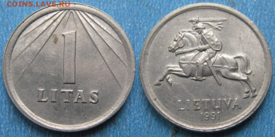 Литва 1 лит 1991 до 20-10-25 в 22:00 - Литва 1 лит 1991    10223