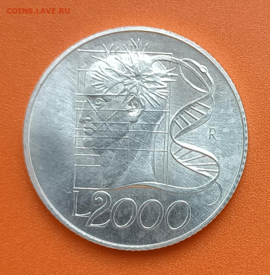 Италия 2000 лир Миллениум - ДНК, до 20.10. - 1760462416921