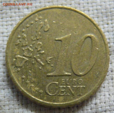10 евроцентов Германия 2002 - A - ФРГ 10 центов 2002 А - Б.JPG