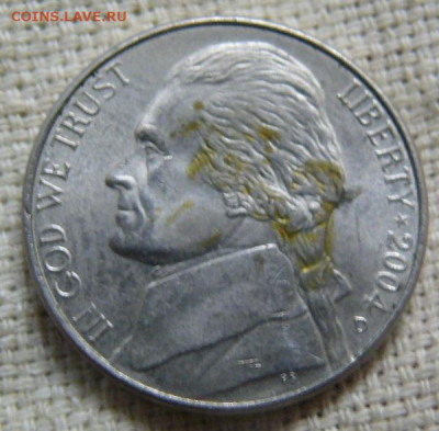 США 5 центов 2004 D - Покупка Луизианы - P1420443.JPG