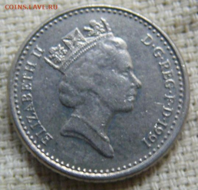 Великобритания 5 пенсов 1991 - Великобритания 5 1991 Б.JPG
