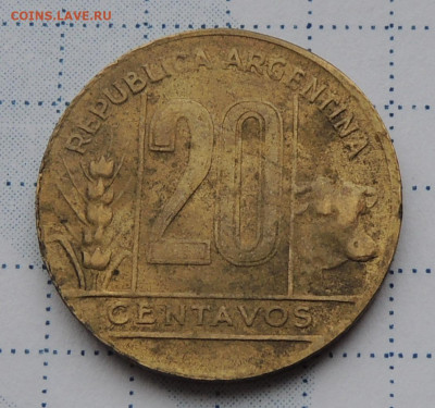 Аргентина 20 сентаво 1950 до 19.10.2025 - Аргентина 20 сентаво 1950.JPG
