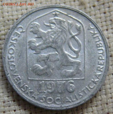 Чехословакия 10 геллеров 1976 - P1420462.JPG