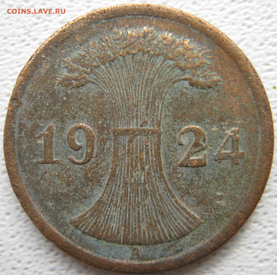  Веймар 2 рентенпфеннига 1924 A до 17.10. - IMG_3894.JPG