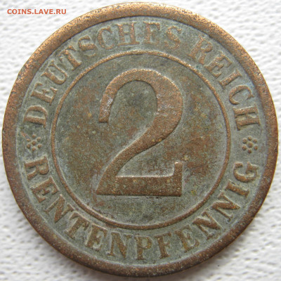  Веймар 2 рентенпфеннига 1924 A до 17.10. - IMG_3893.JPG