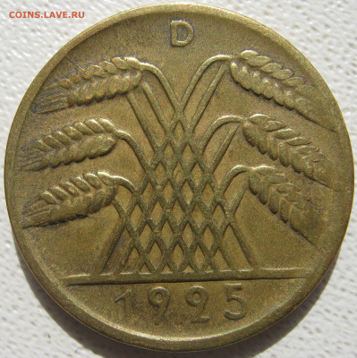 Германия Веймар 10 рейхспфеннигов 1925 D до 17.10. - IMG_4878.JPG