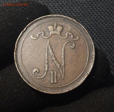 Николай II РУССКАЯ ФИНЛЯНДИЯ 10 ПЕННИ 1899 года До 21.10 - 20250713_214607