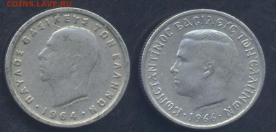 Греция 50 лепта 1964 г.  17.10.2025 г. 22 -00 МСК. - Греция3