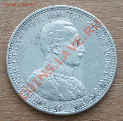 5 марок 1914А Германия,Пруссия - серебро - 5 марок 1914 - 1
