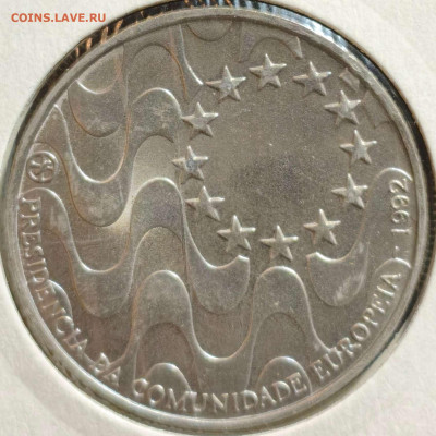 200 э. Португалия 1992,Евросоюз,UNC,до 18.10.25, 22:00мск - 1000006292_11zon
