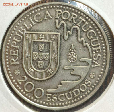 200 э. Португалия 1993,Танегашима,UNC,до 18.10.25, 22:00мск - 1000006289_11zon