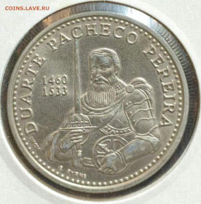 200 э. Португалия 1999,Д.П.Перейра,UNC,до 18.10.25, 22:00мск - 1000006284_11zon
