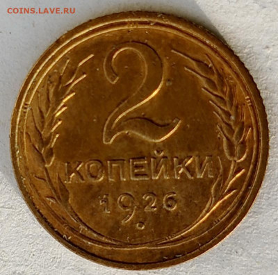 2 коп. 1926 г. мешковая - 14 (2)