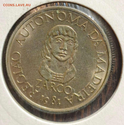 25 э. о-ва Мадейра 1981,Ж.Зарку,UNC,до 18.10.25, 22:00мск - 1000006276_11zon