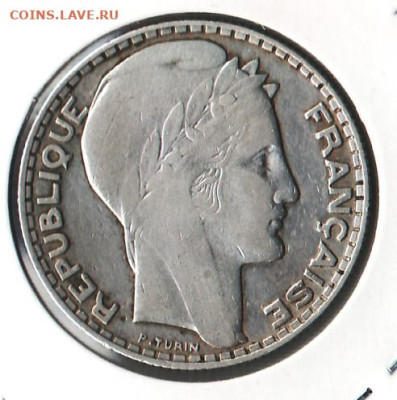 Франция 10 франков 1932 года	, до 22.10 - 2025.2.34-1