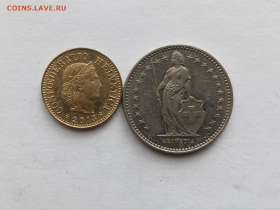 Монеты Швейцария до 22.10.25 в 22:00 по мск - IMG_20251016_124033