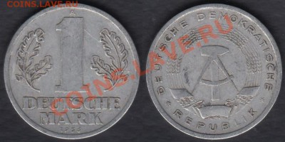 ГДР 1 марка 1956 до 22.02.2012 22-00 - ГДР 1 марка 1956 01