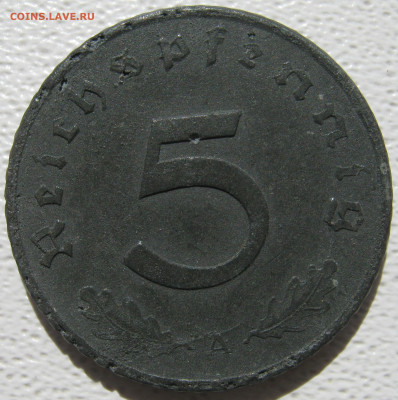  3 рейх 5 рейхспфеннигов 1940 A до 18.10. - IMG_3727.JPG