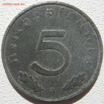  3 рейх 5 рейхспфеннигов 1942 A до 18.10. - IMG_3756.JPG