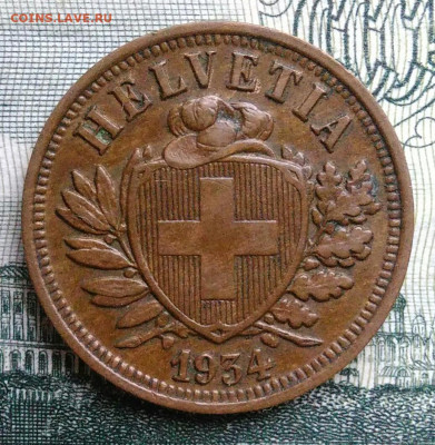 Швейцария 2 раппена 1934 года до 20.10.2025 - IMG_20251013_220347