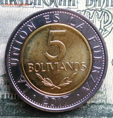 Боливия 5 боливиано 2017 года до 20.10.2025 - IMG_20251013_000833