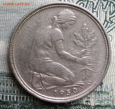 Германия 50 пфеннигов 1950 года до 20.10.2025 - IMG_20251015_201442