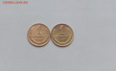 1 копейка 1980 шт.2 длинные ости. Редкая до 21.10.2025 22.00 - 5
