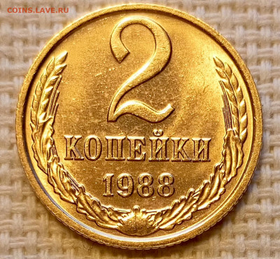 2 копейки 1988 года Штемпельный Блеск до 18.10 в 22.00 - 1760634928141