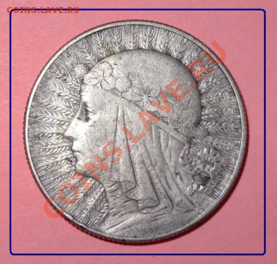 Польша 5 злотых 1934 до 25.02.2012 в 22:30 мск - 5 злотых польша ав..JPG